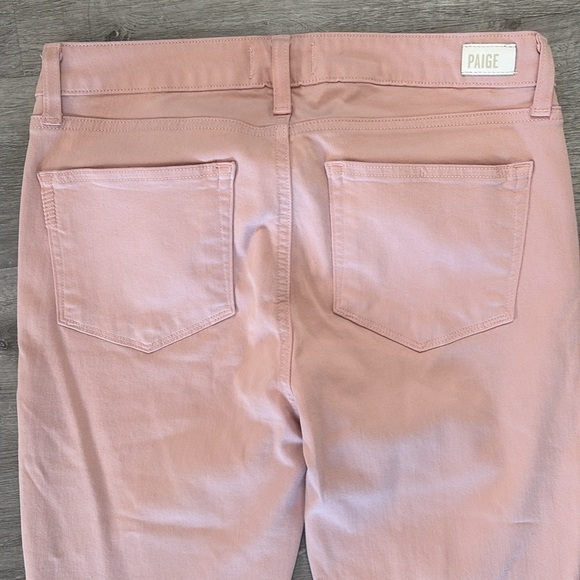 Paige Verdugo Crop Pink Jeans Sz 30/L - Picture 9 of 12
